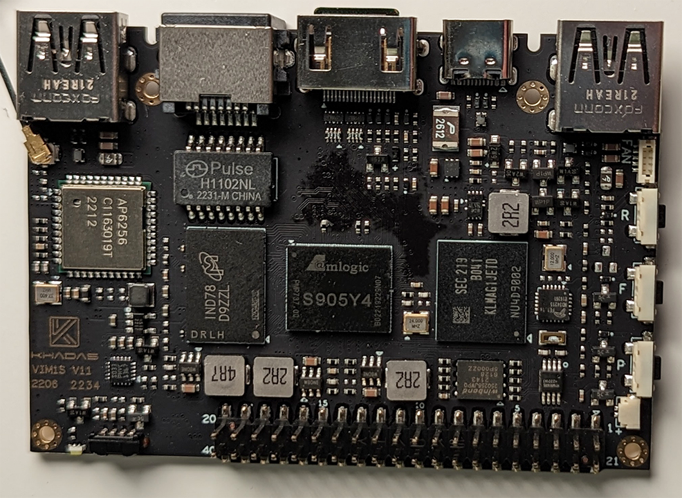 khadas vim 1s rasperry pi alternative usb hdmi lan usb c