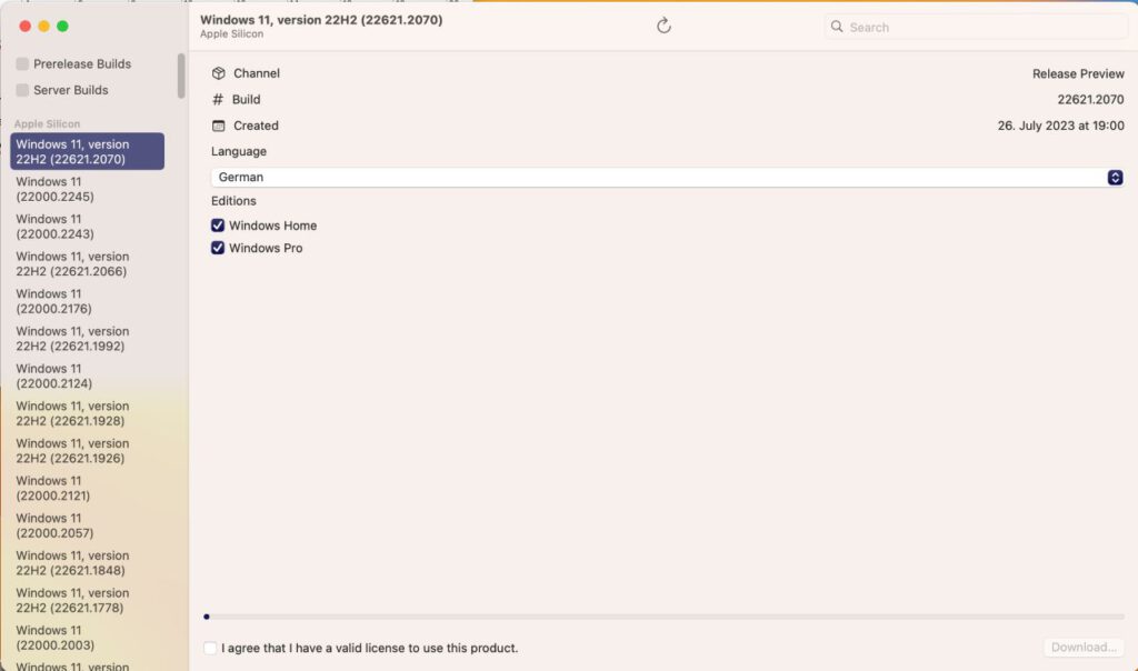 windows 11 iso windows 11 arm download iso mac m1 mac m2 utm