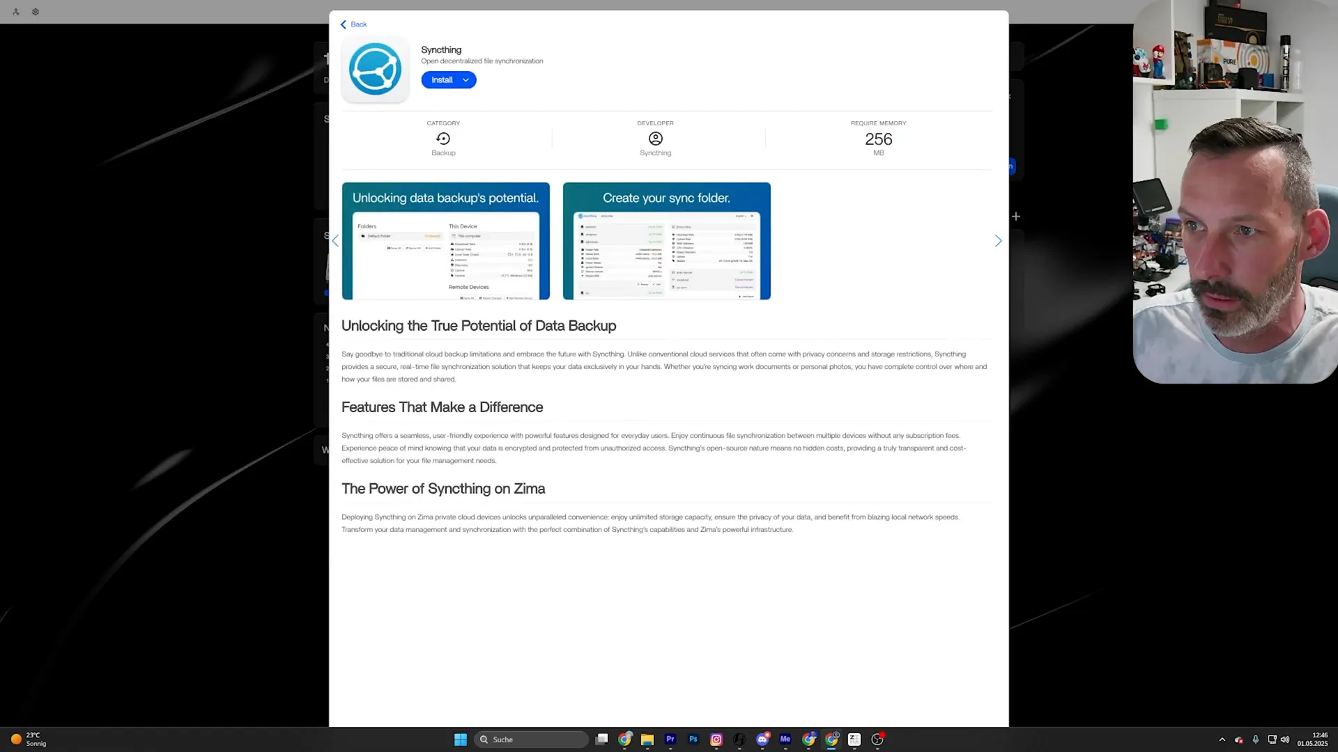 Alternative ZimaOS Synchronisations-App
