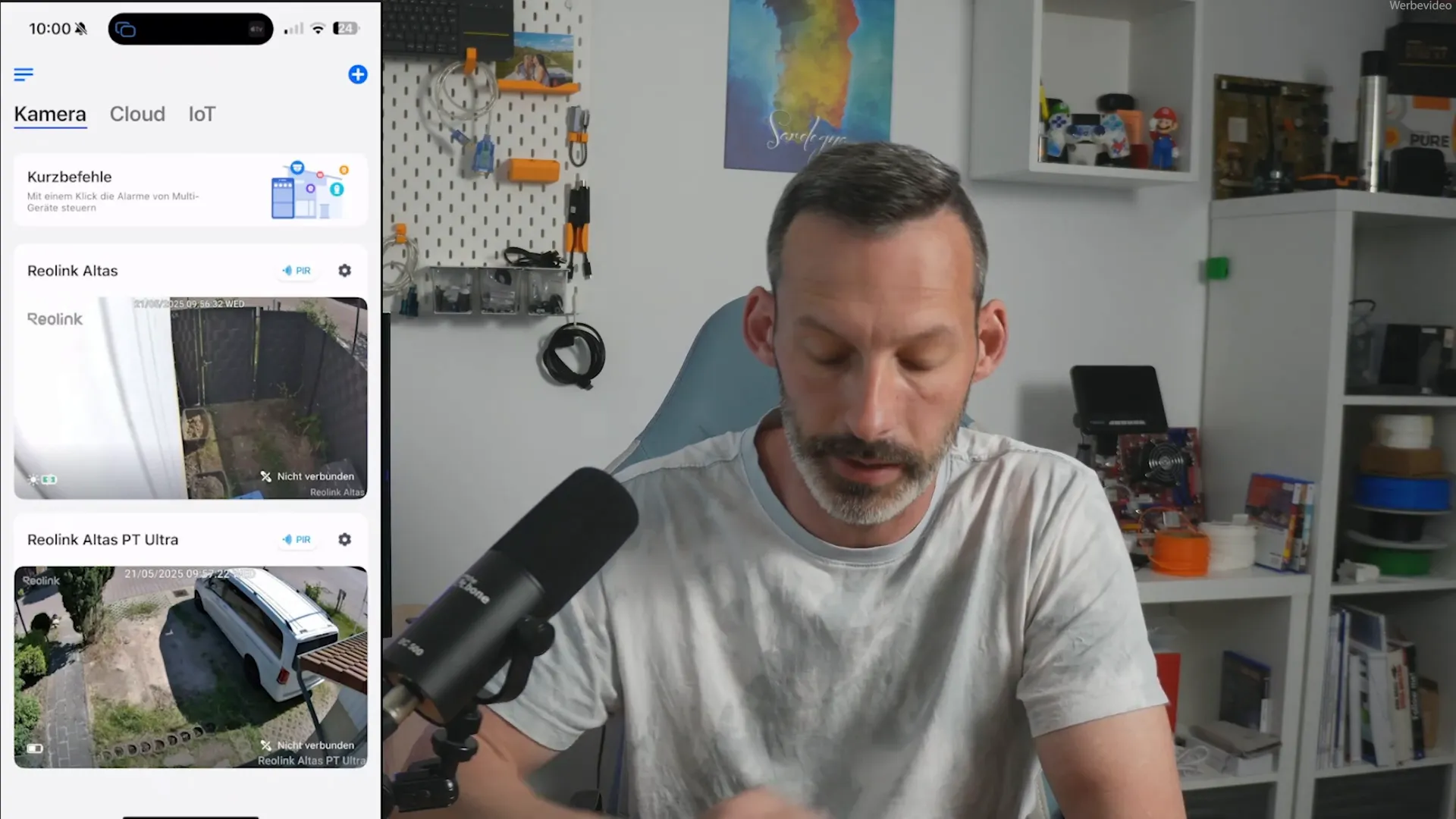 Reolink App Live-Stream und Einstellungen