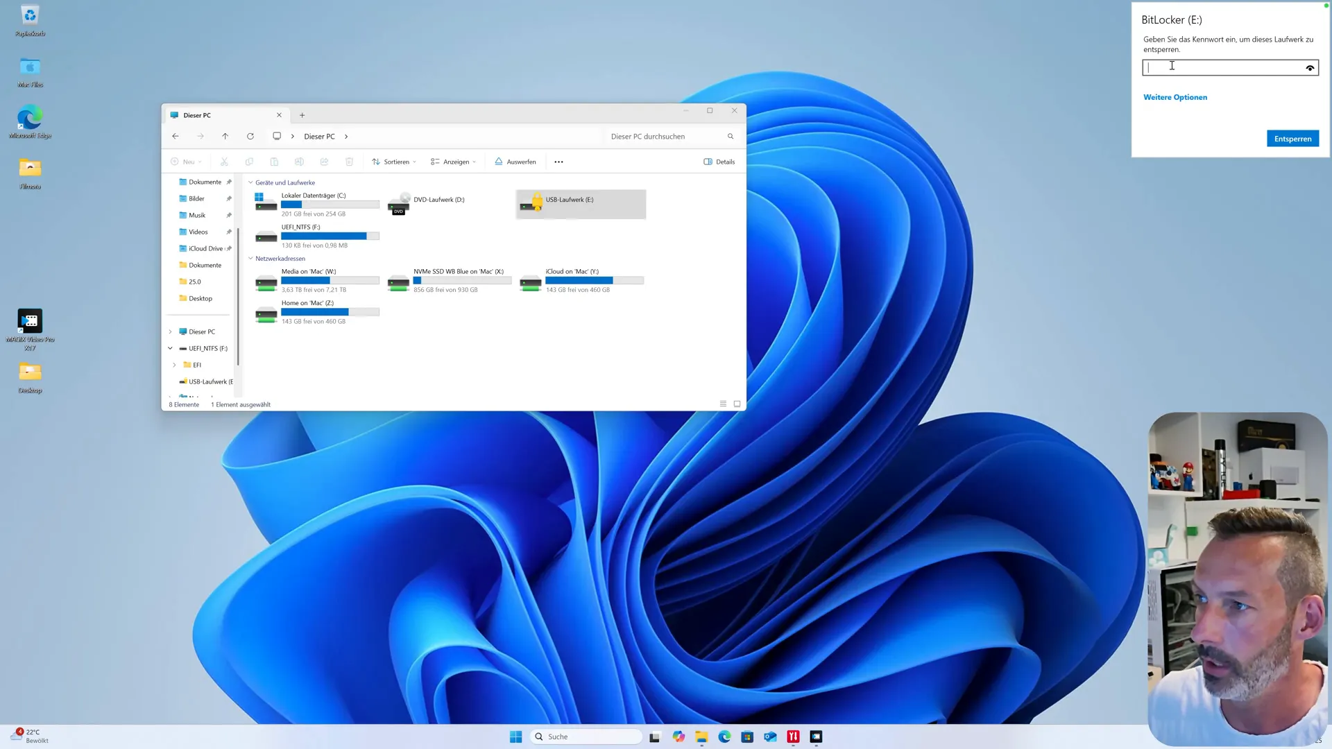 BitLocker Passwortabfrage in Windows 11