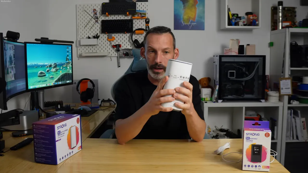 Produktname Strong AX3000 auf dem Gerät