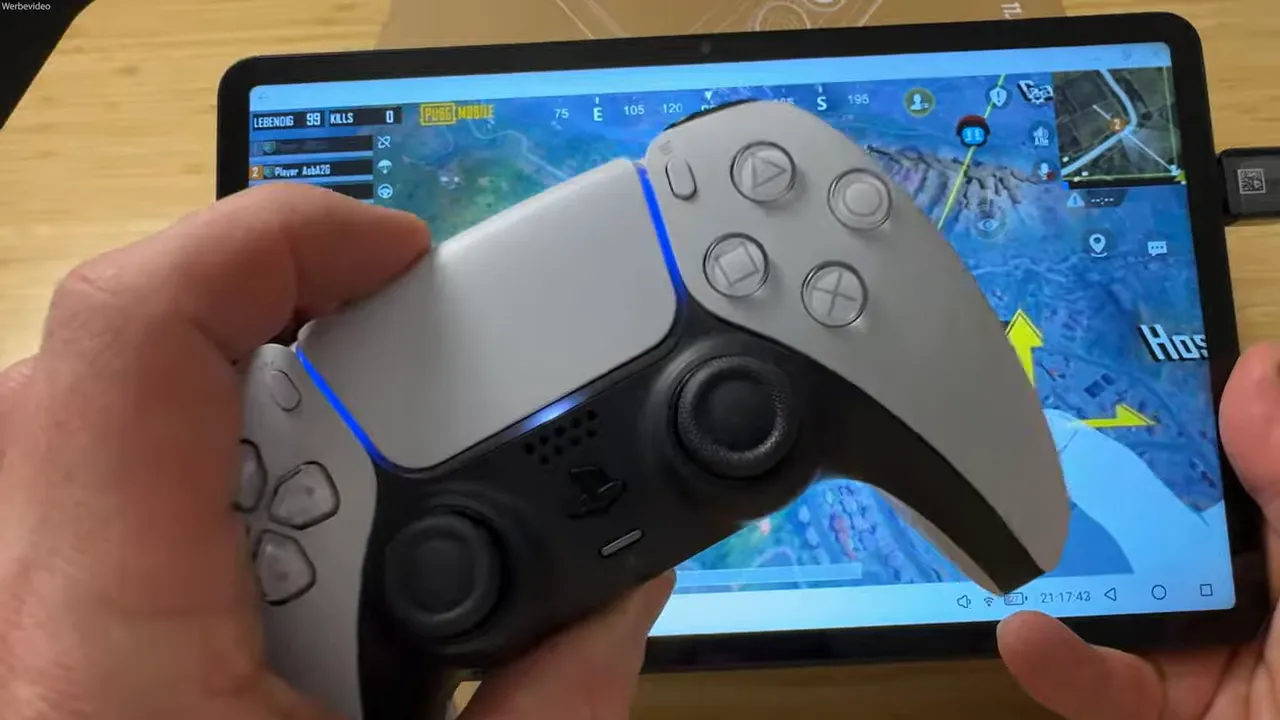 Angeschlossener Controller via Bluetooth