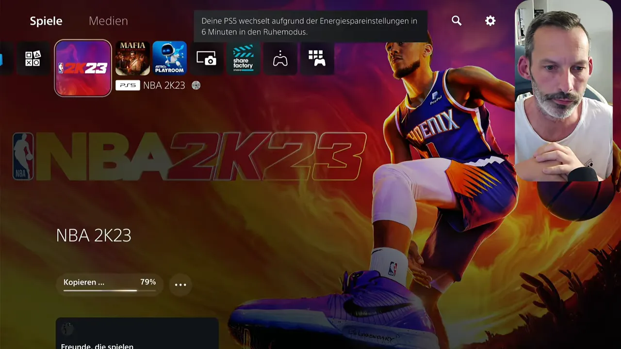 Laufwerk kopiert NBA 2K23 – Testlauf