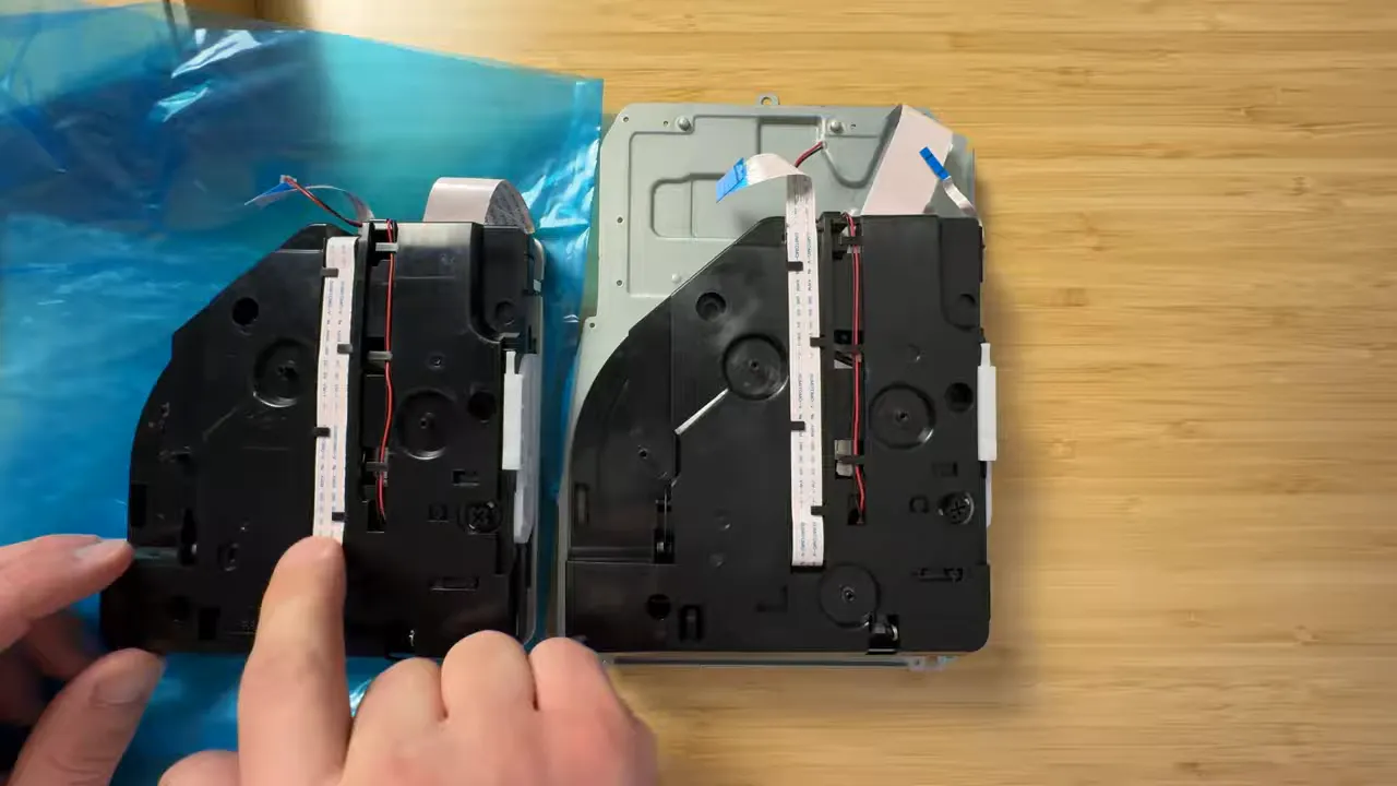 Original-Laufwerk vor dem Tausch