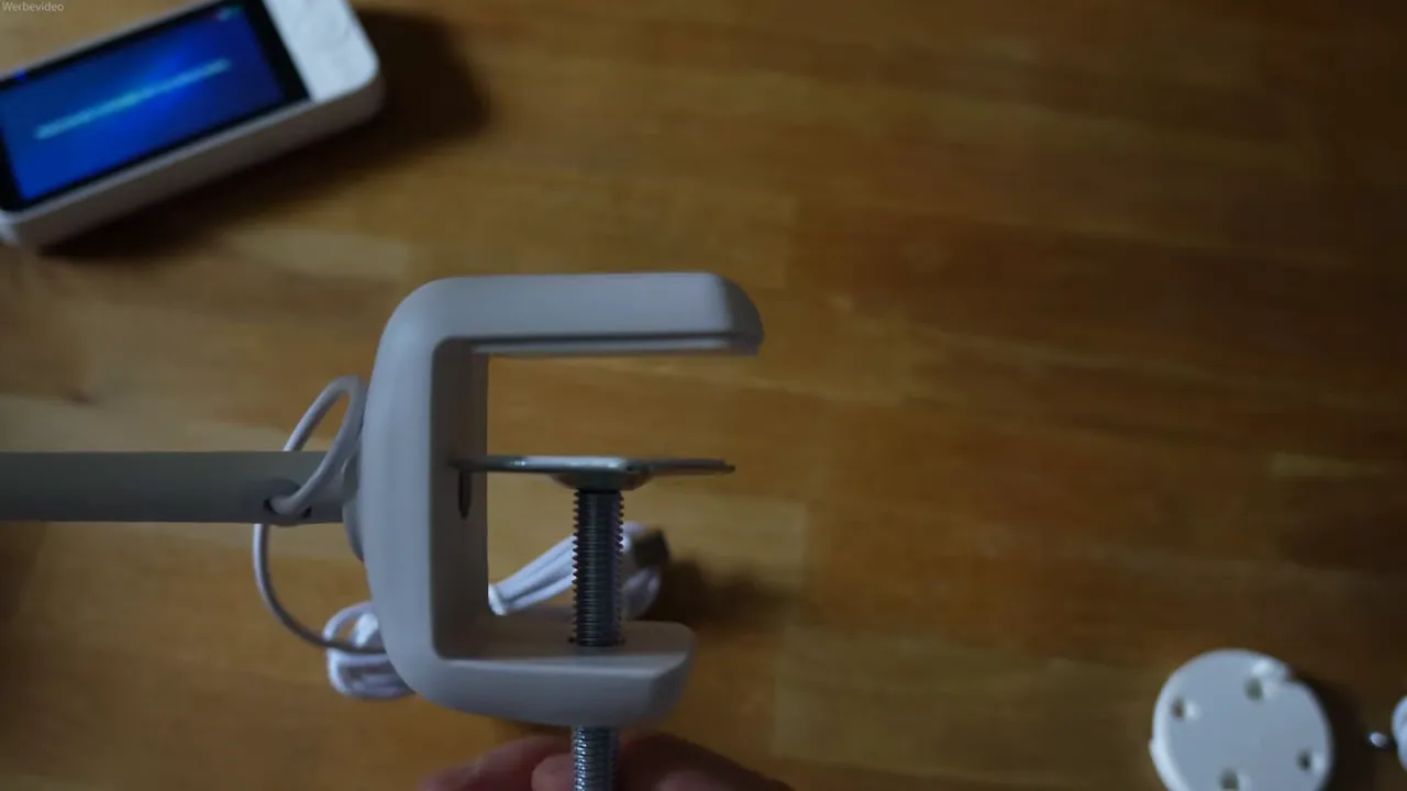 Ellie Babymonitor Schraubklemme mit Schraube und Auflageplatte zur Befestigung