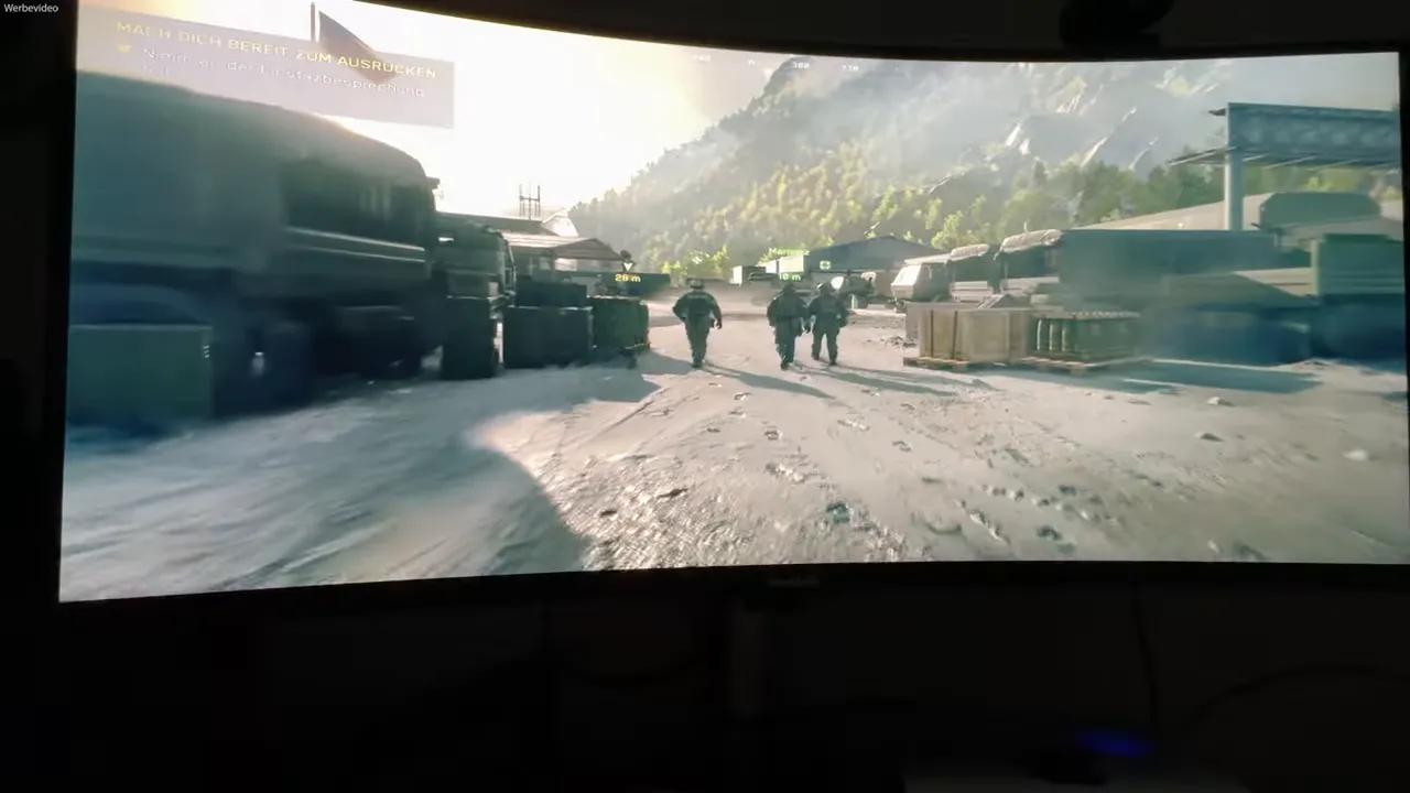PS5 Gameplay auf dem Ultra-Wide